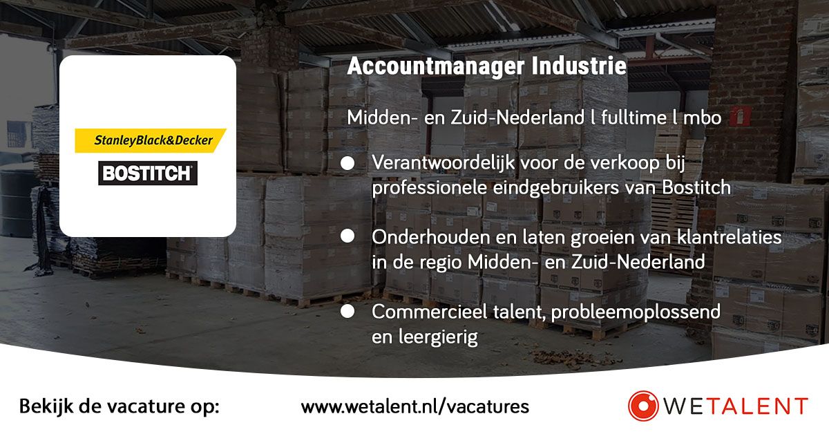 Accountmanager Industrie | Stanley Black & Decker, Inc